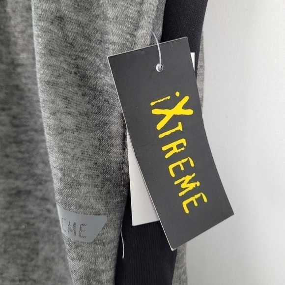 NWT Xtreme Men's Sweatpants Joggers Gray/Black Size XXL Slight Defect See Pic - Picture 9 of 12